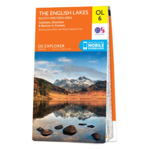 OS Map of The Lake District: South-Western area: Explorer OL6