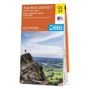 OS Map of The Peak District - White Peak Area: Explorer OL24