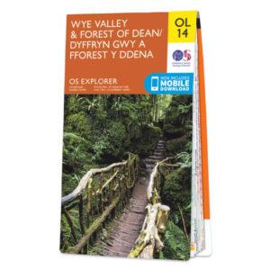 OS Map of Wye Valley & Forest of Dean: Explorer OL14