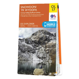 OS Map of Yr Wyddfa (Snowdon) : Explorer OL17