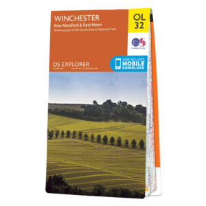 OS Map of Winchester: Explorer OL32